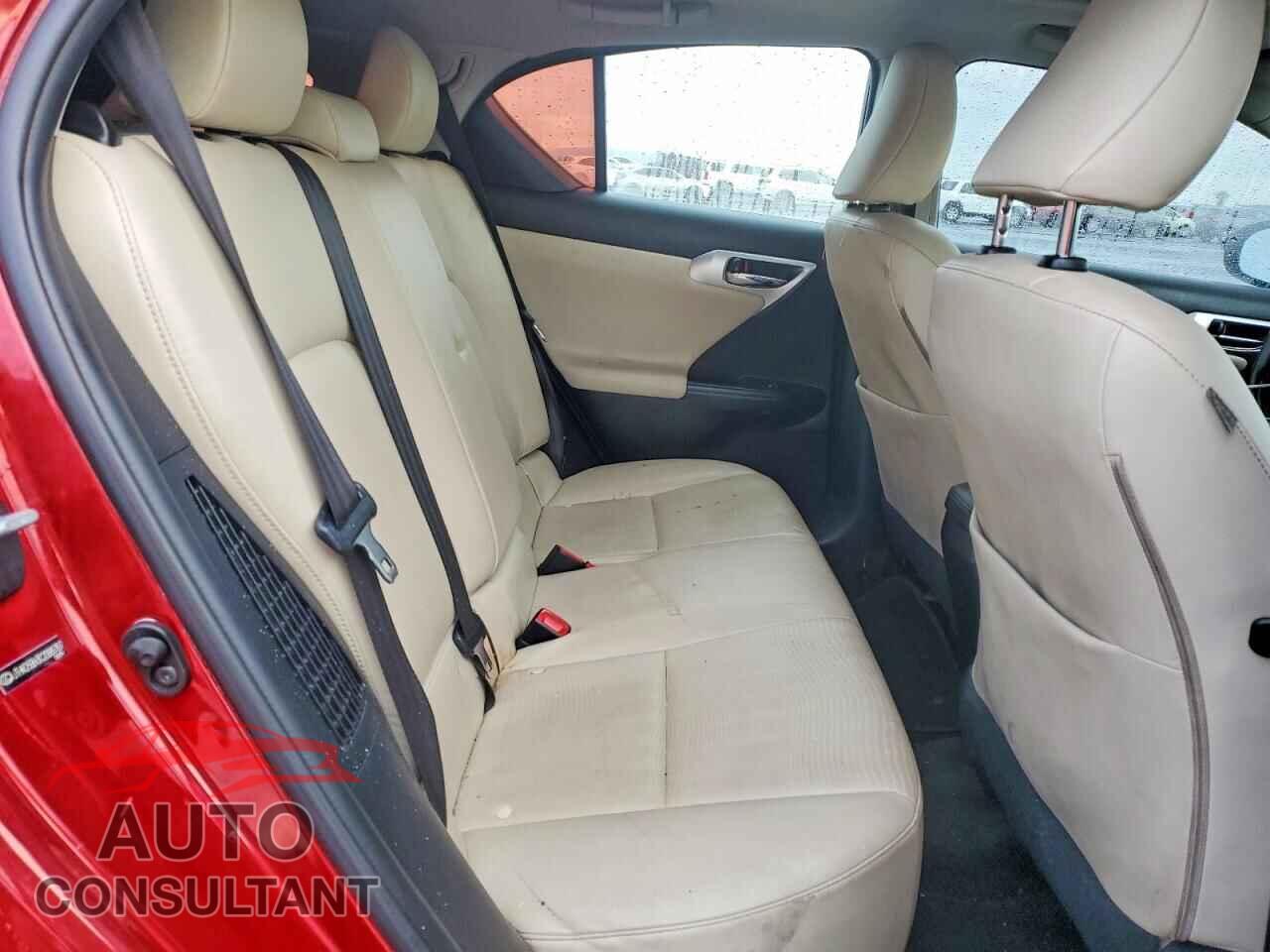 LEXUS CT 200 2012 - JTHKD5BH3C2088787