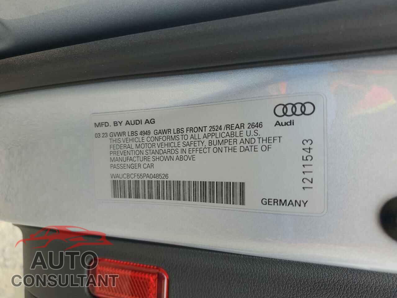 AUDI A5 2023 - WAUCBCF55PA048526