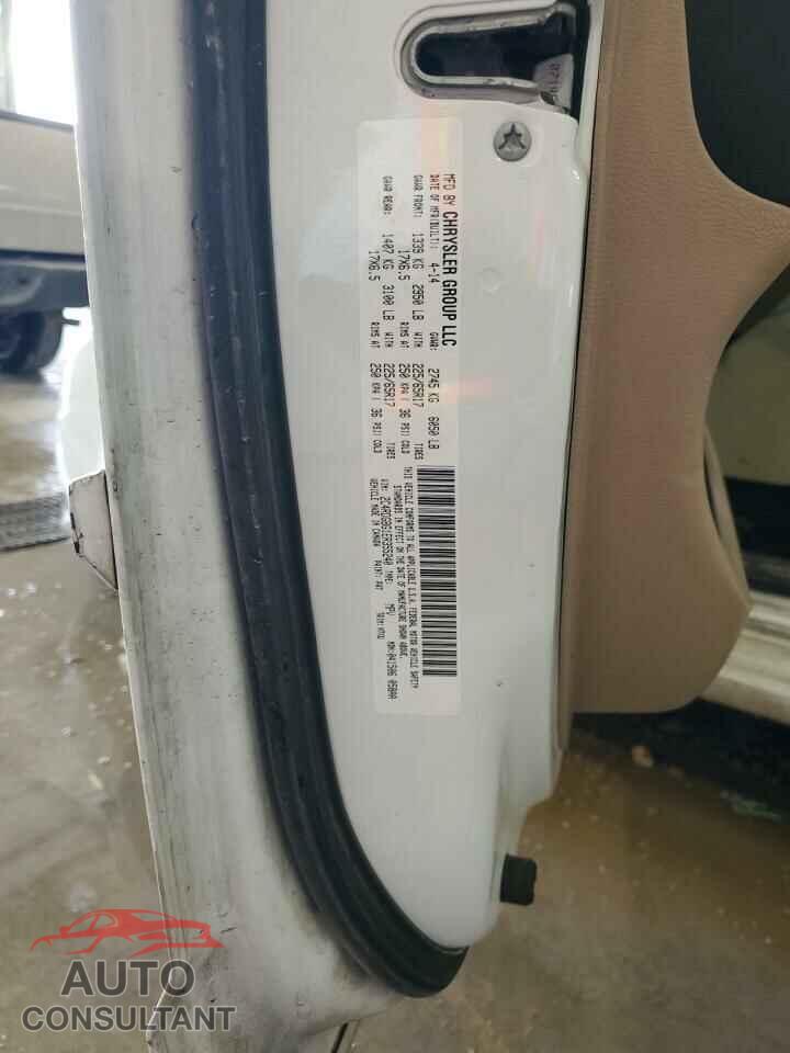 DODGE CARAVAN 2014 - 2C4RDGBG1ER355240