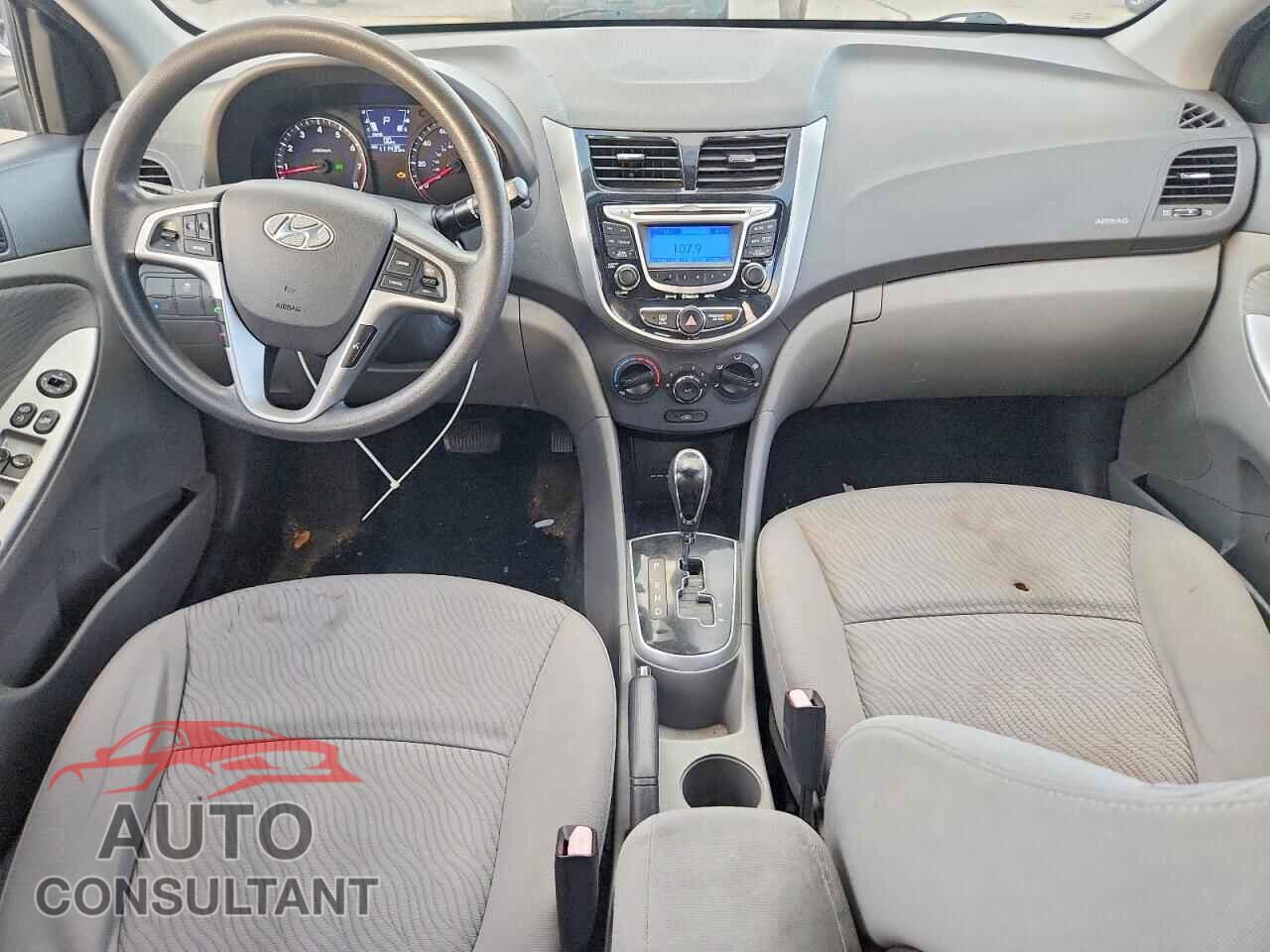 HYUNDAI ACCENT 2013 - KMHCU4AE0DU379904