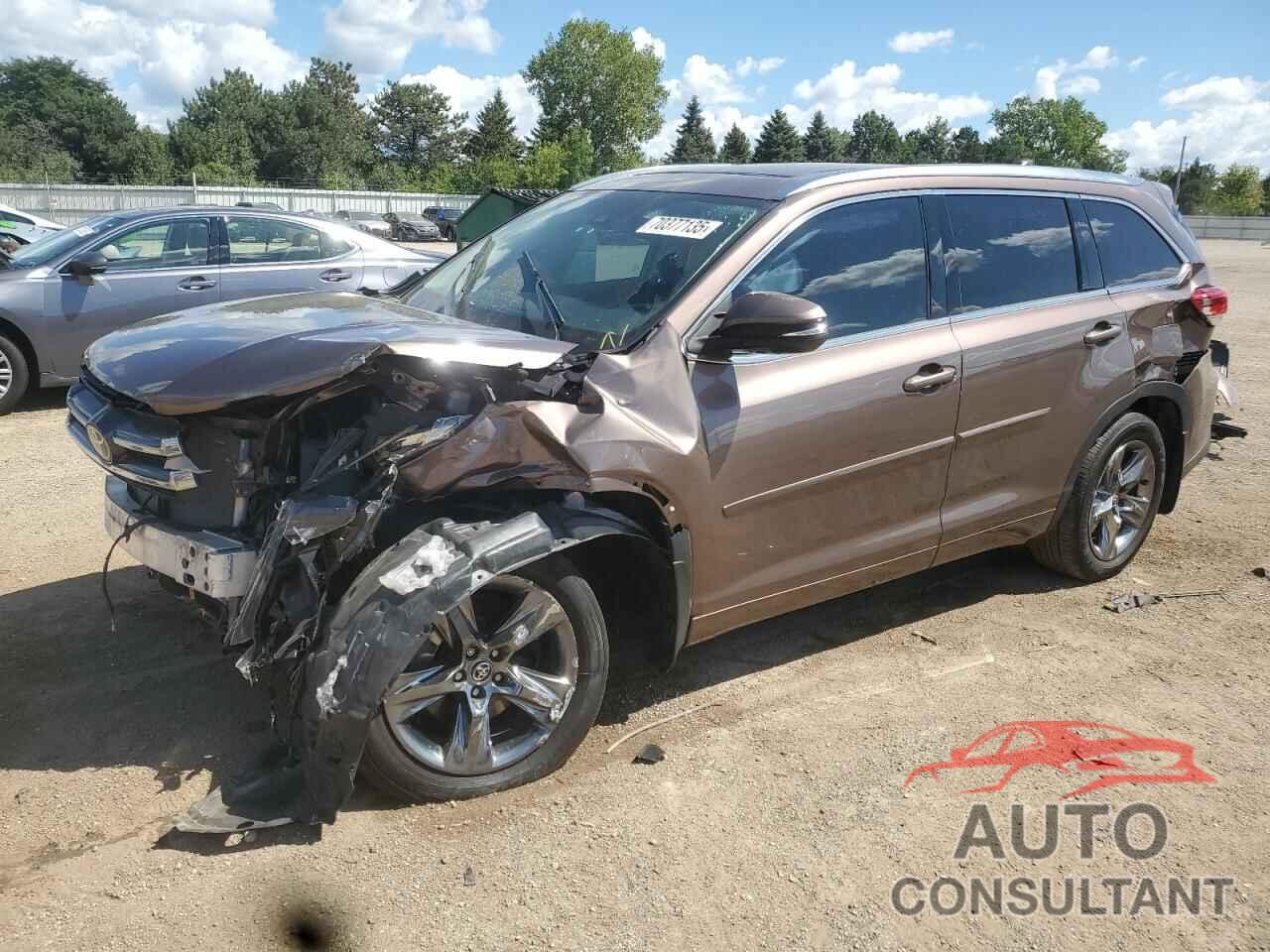 TOYOTA HIGHLANDER 2018 - 5TDDZRFHXJS833621