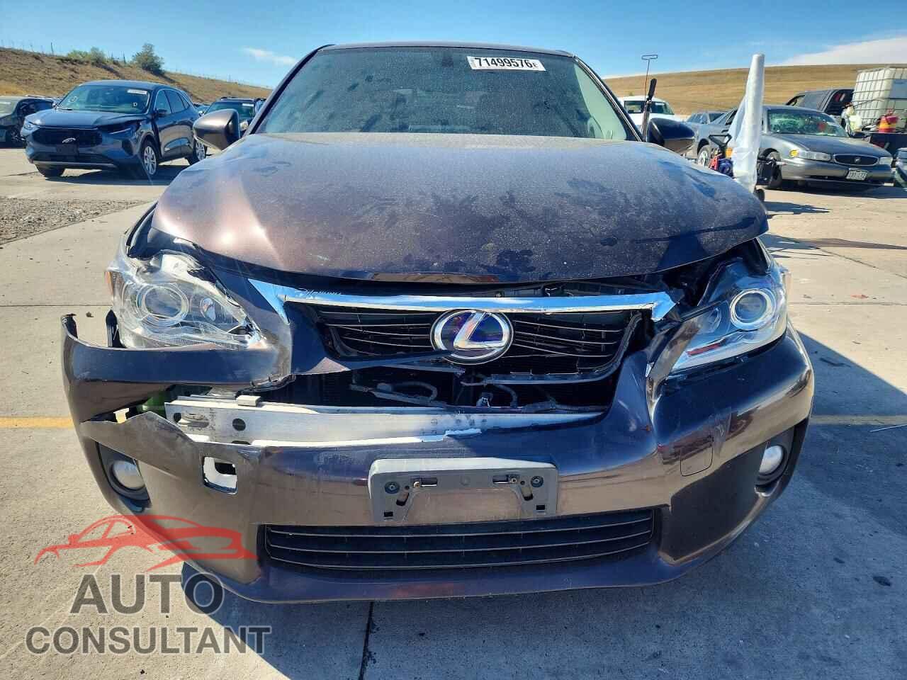 LEXUS CT 200 2012 - JTHKD5BH3C2117379