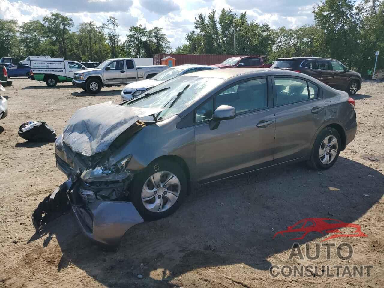 HONDA CIVIC 2013 - 2HGFB2F5XDH585563