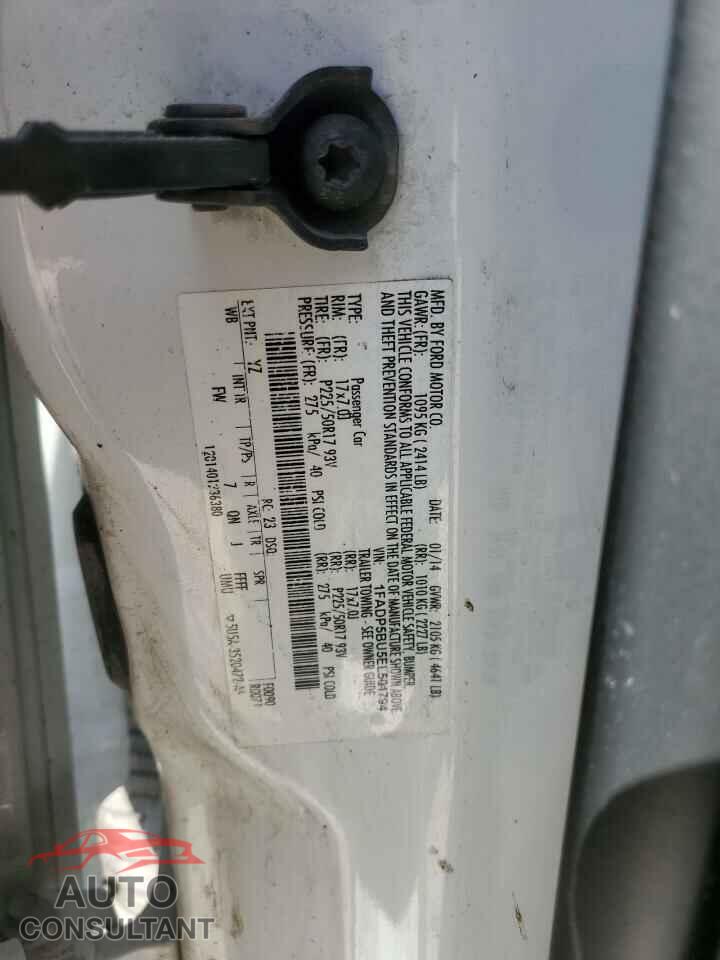 FORD CMAX 2014 - 1FADP5BU5EL501794
