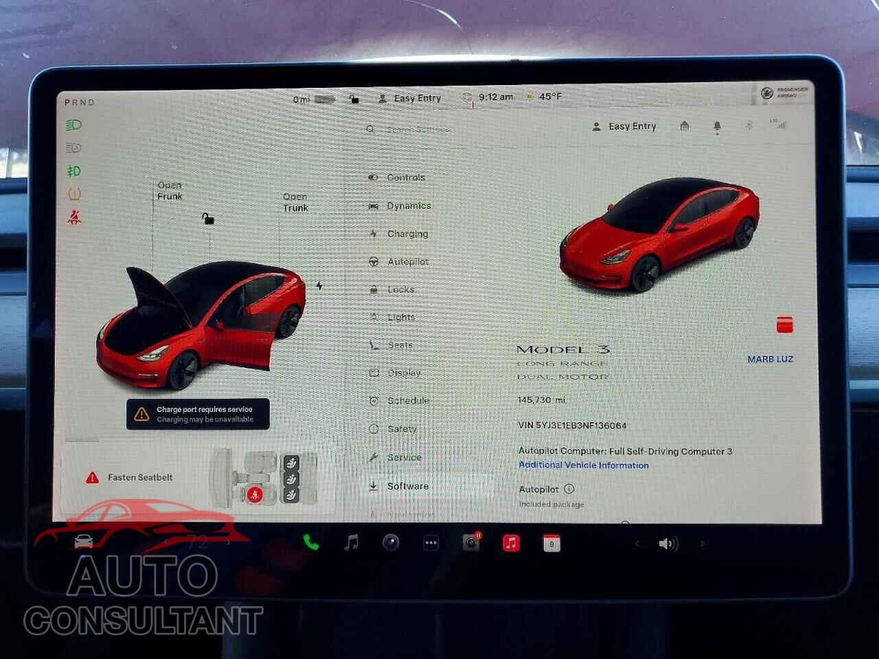 TESLA MODEL 3 2022 - 5YJ3E1EB3NF136064