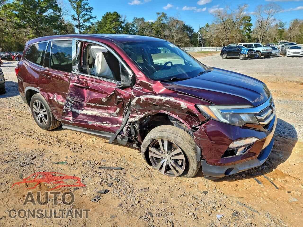 HONDA PILOT 2017 - 5FNYF6H80HB018316