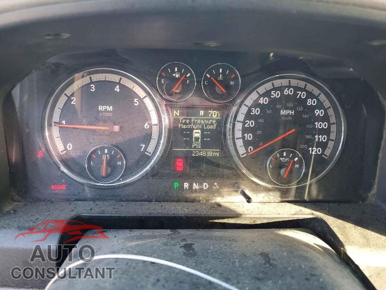 DODGE RAM 2500 2012 - 3C6TD5DT3CG166863