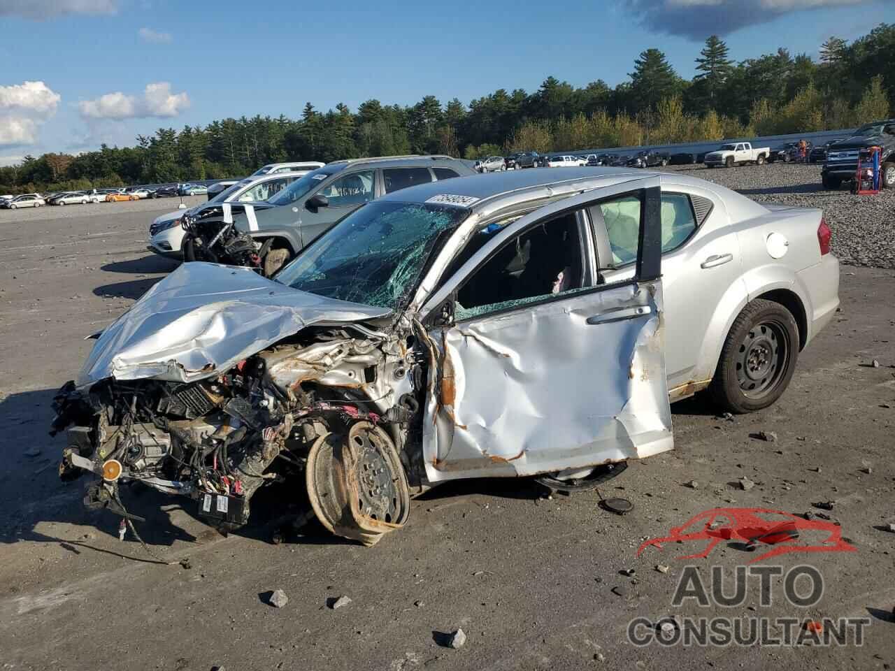DODGE AVENGER 2012 - 1C3CDZAB2CN103115