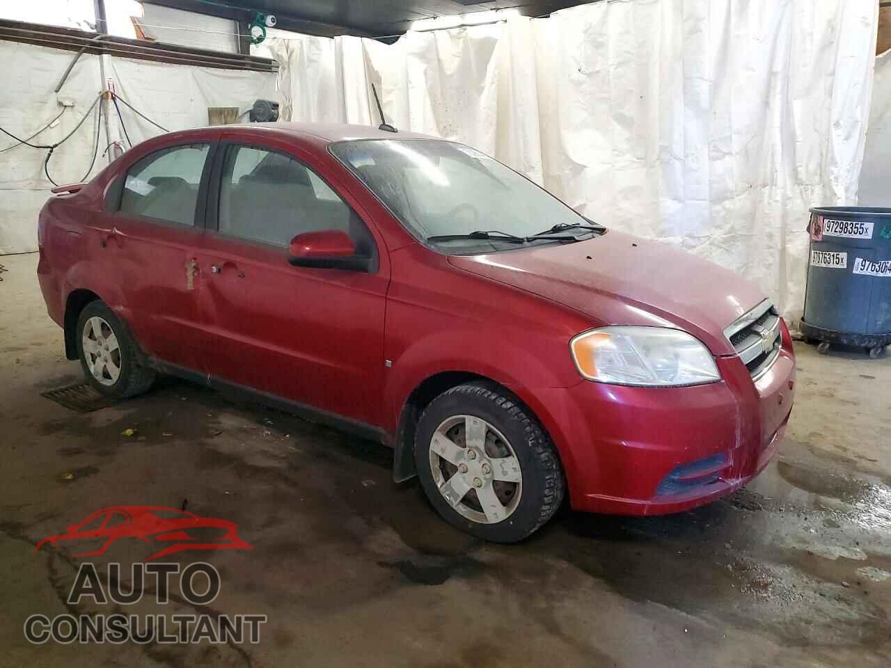 CHEVROLET AVEO 2009 - KL1TD56E39B361409