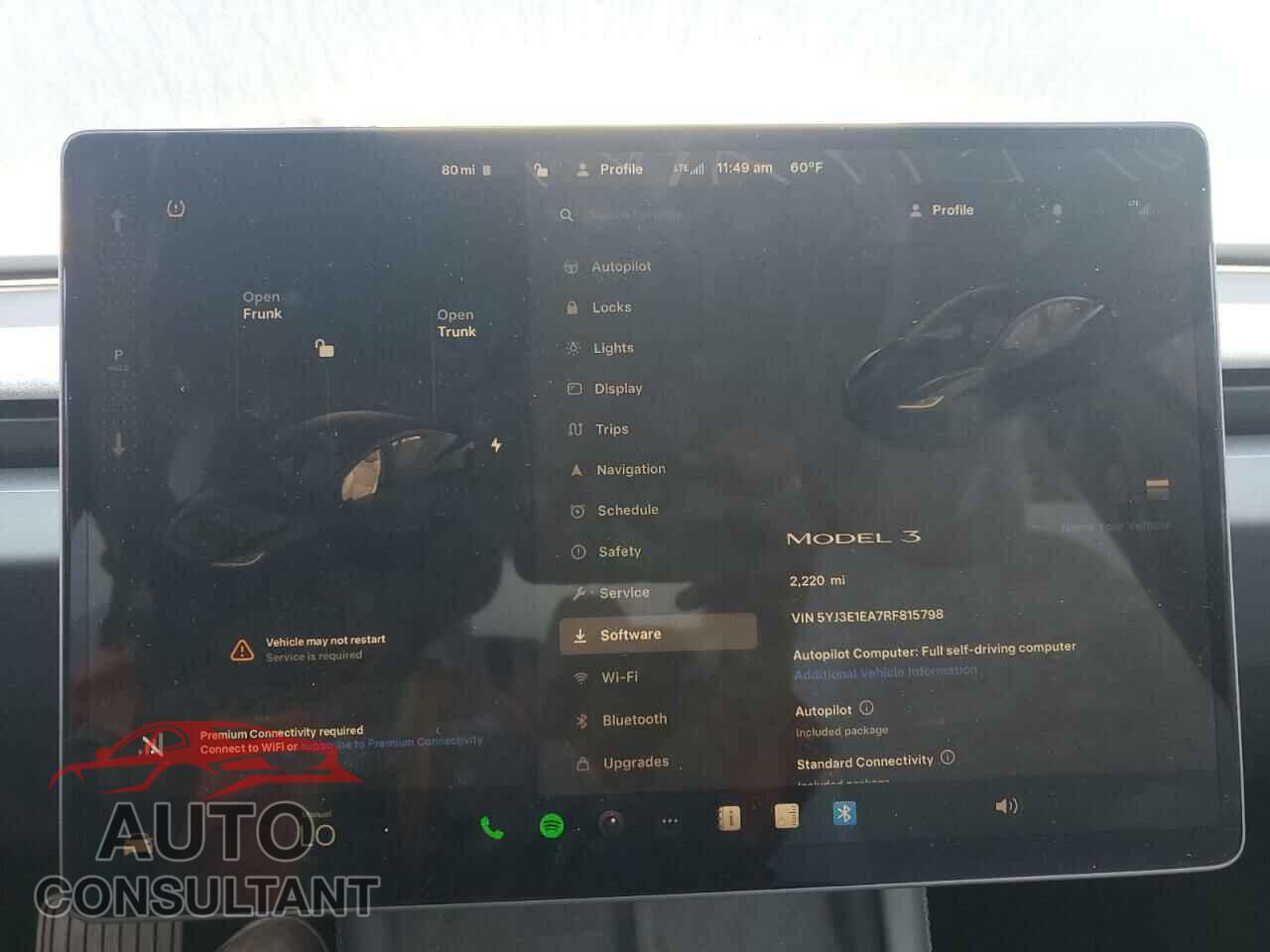 TESLA MODEL 3 2024 - 5YJ3E1EA7RF815798