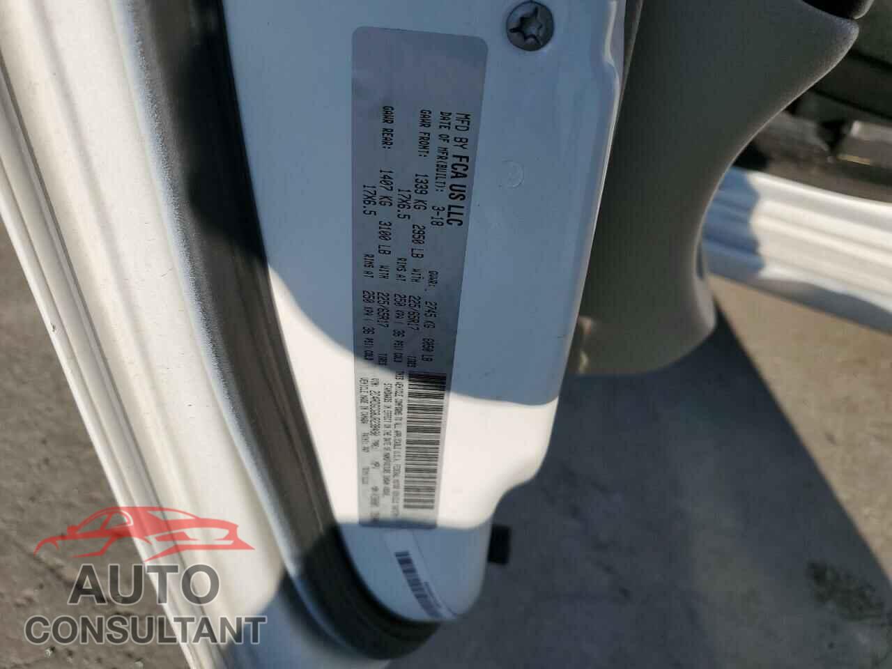 DODGE CARAVAN 2018 - 2C4RDGCG8JR238490