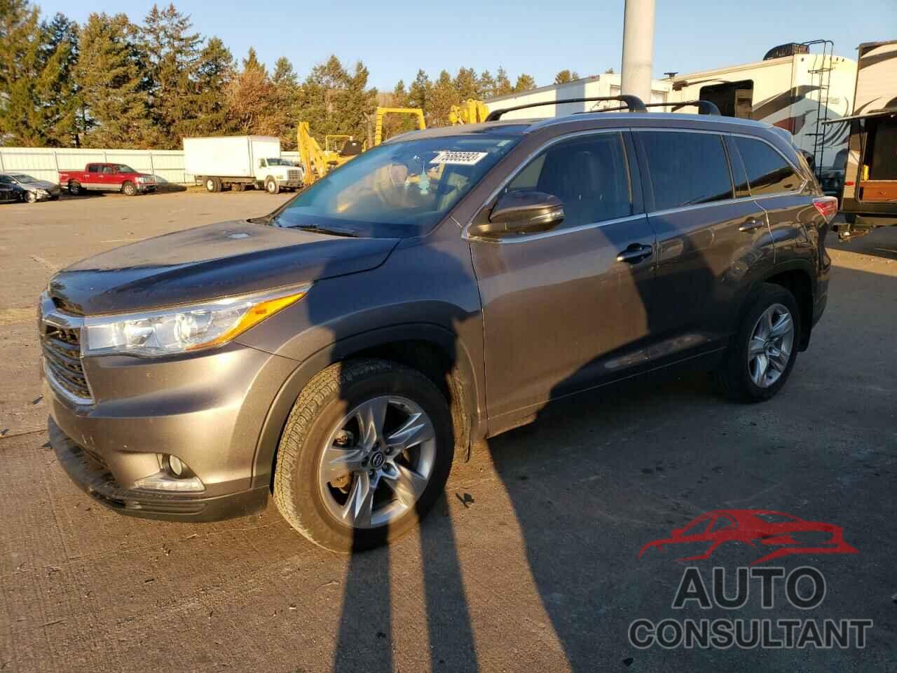 TOYOTA HIGHLANDER 2016 - 5TDDKRFH6GS277692