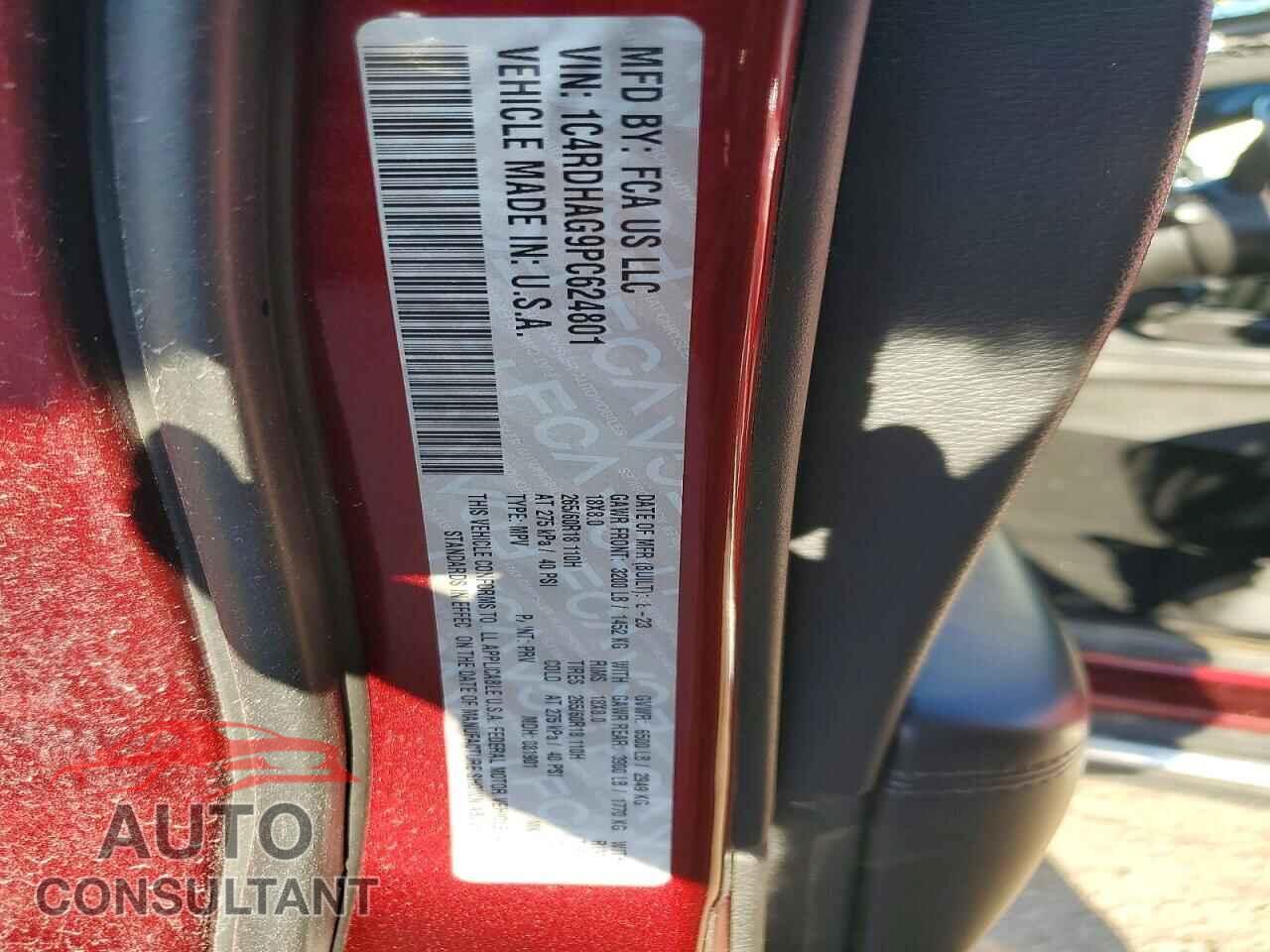 DODGE DURANGO 2023 - 1C4RDHAG9PC624801