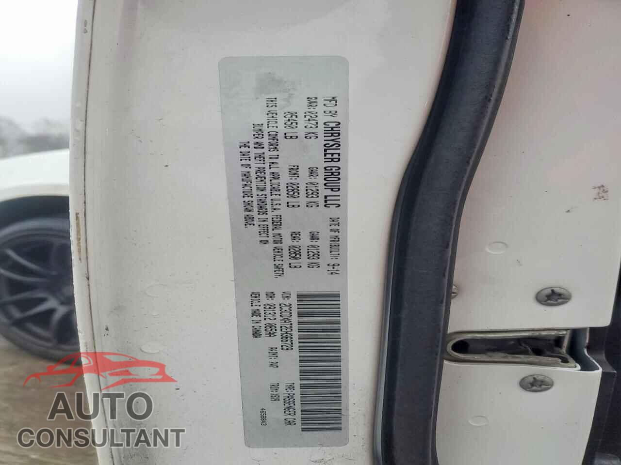 DODGE CHARGER 2014 - 2C3CDXAT2EH366729