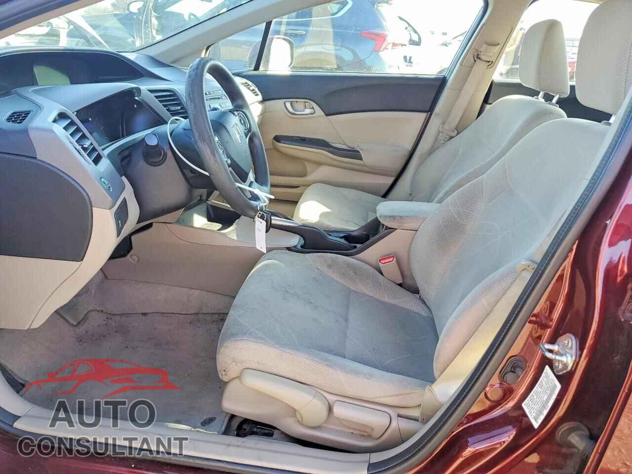 HONDA CIVIC 2012 - 19XFB2F52CE358666