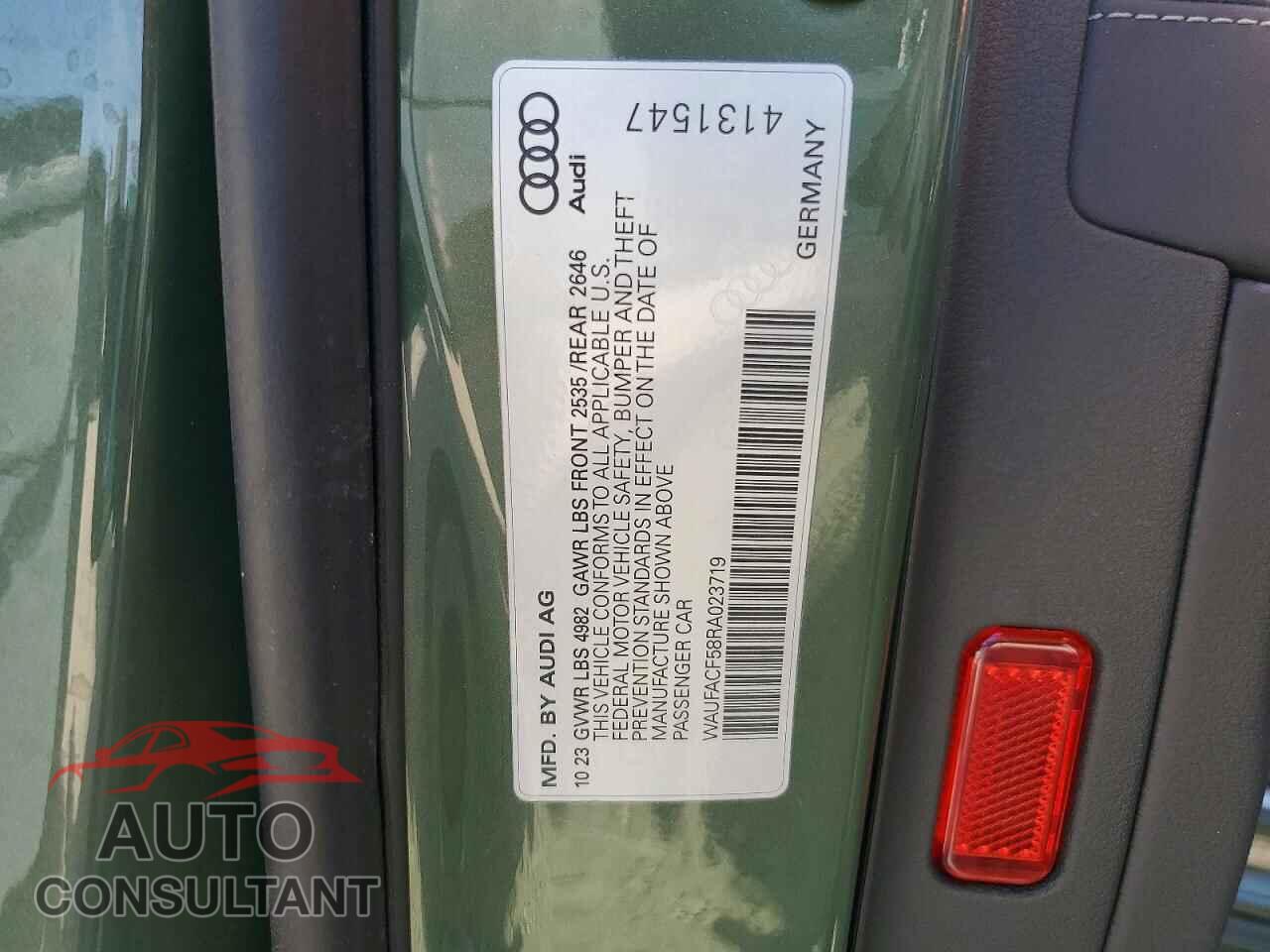 AUDI A5 2024 - WAUFACF58RA023719