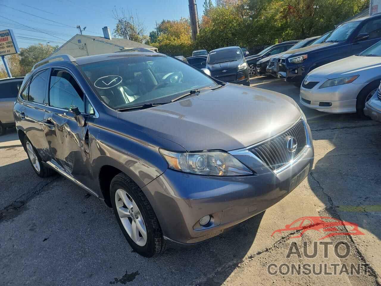 LEXUS RX350 2012 - 2T2BK1BA3CC121982