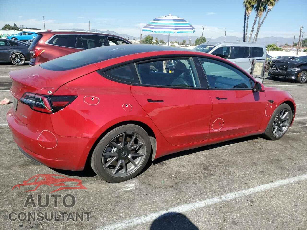 TESLA MODEL 3 2022 - 5YJ3E1EB4NF135943
