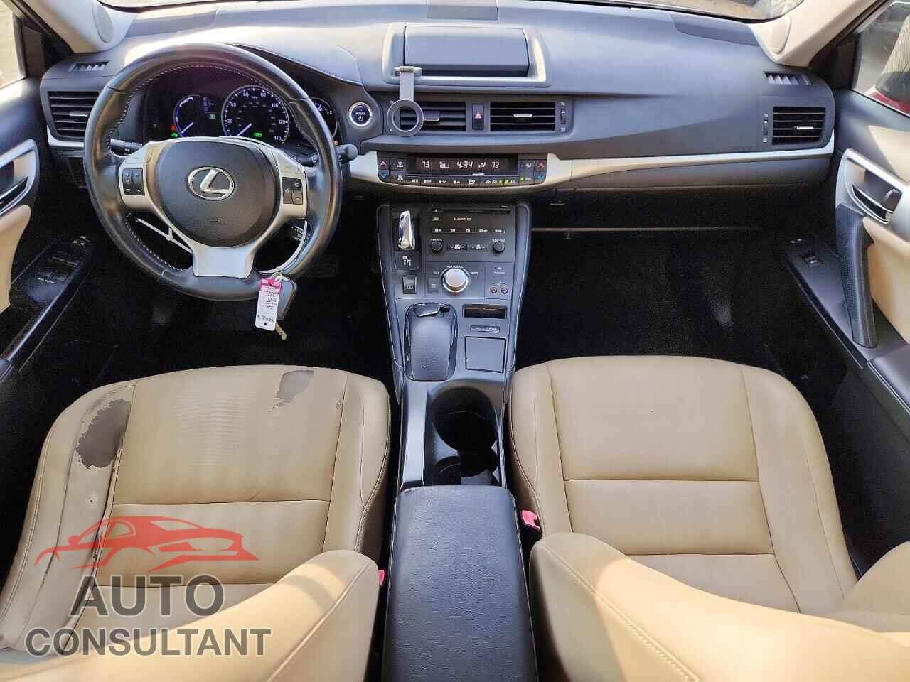 LEXUS CT 200 2012 - JTHKD5BH2C2058857