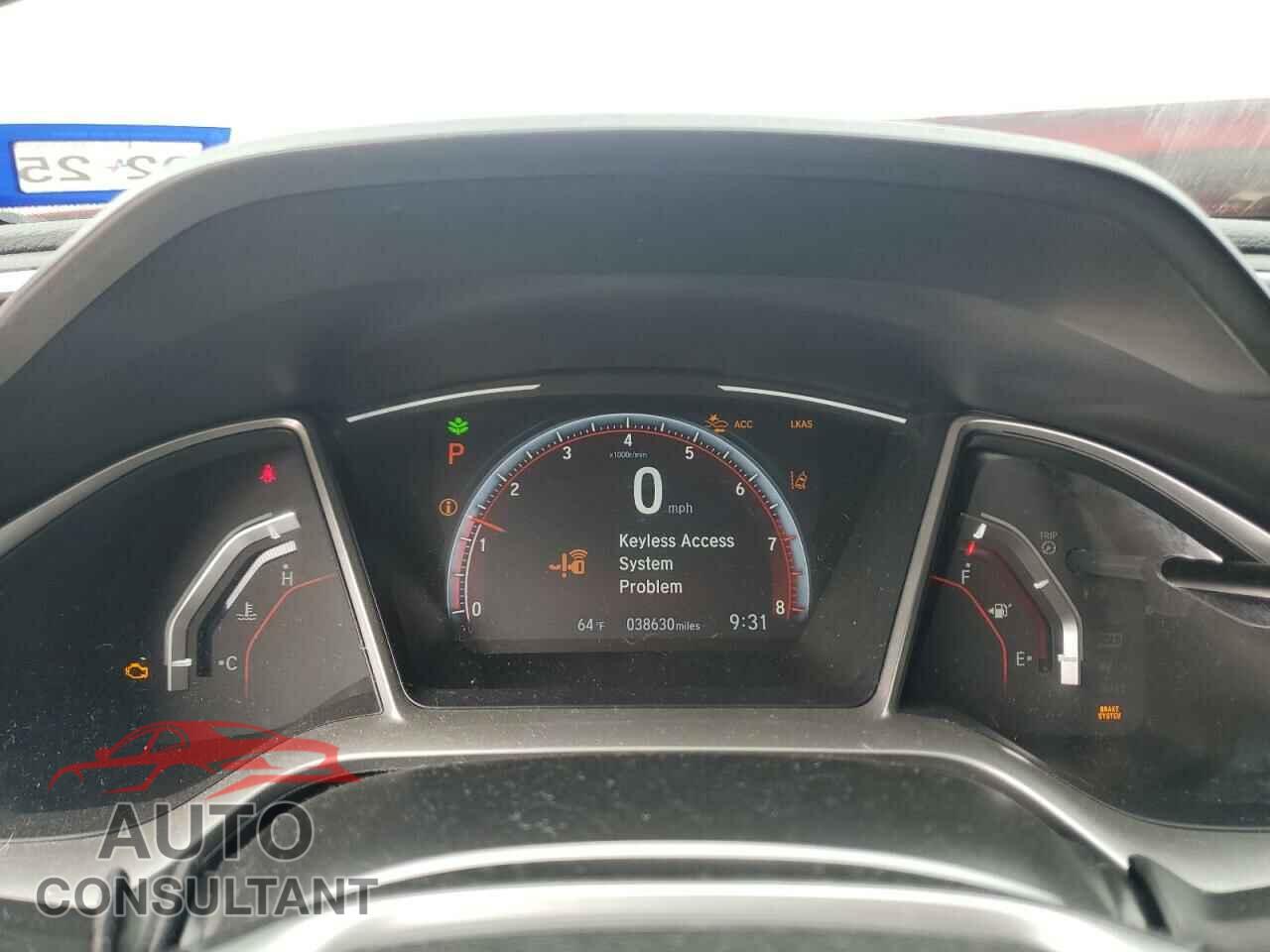 HONDA CIVIC 2019 - 2HGFC2F89KH564241