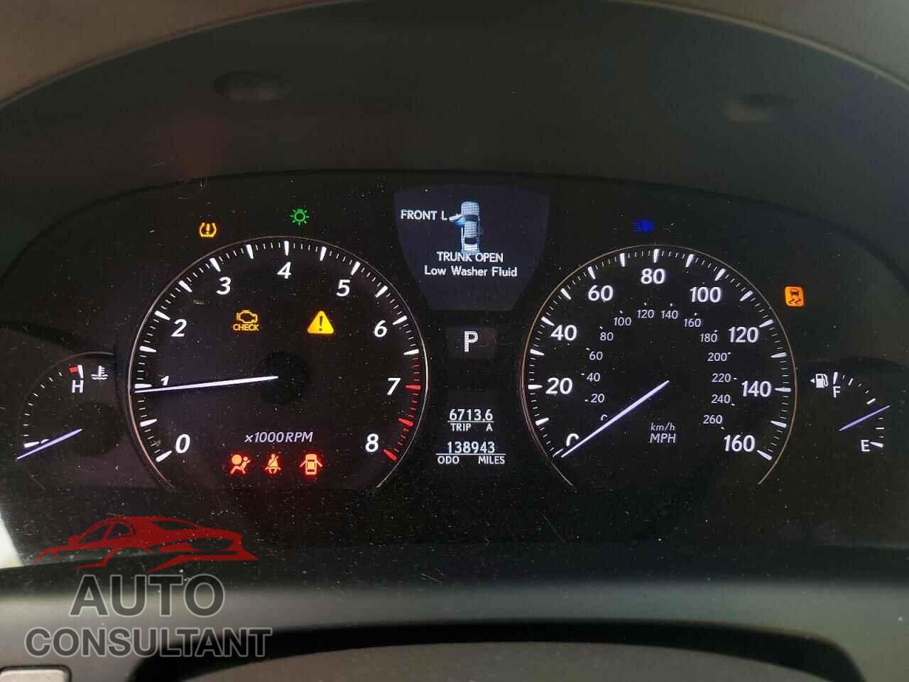 LEXUS LS460 2011 - JTHCL5EF8B5010066