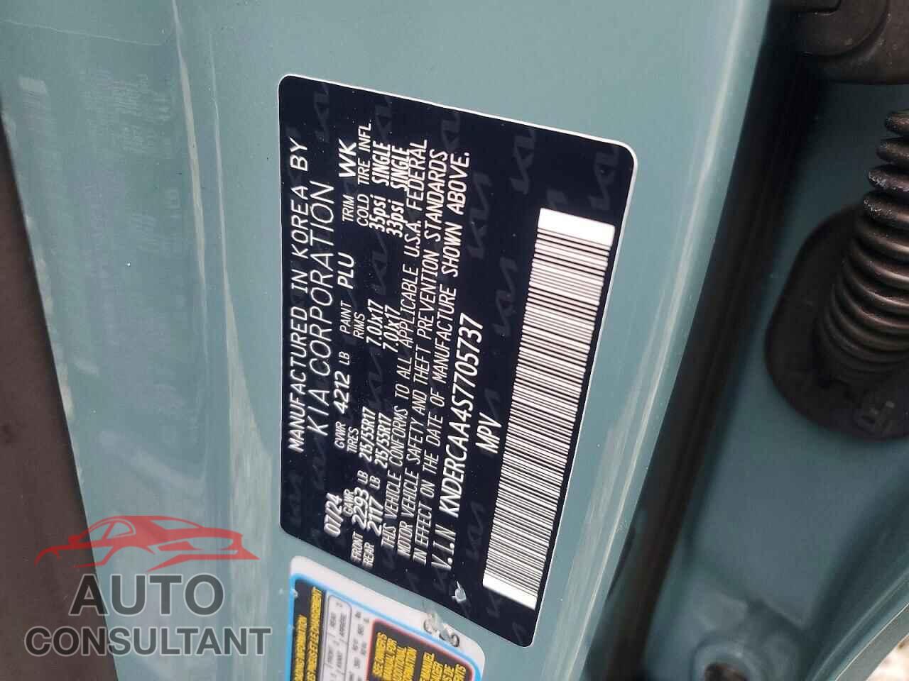KIA SELTOS 2025 - KNDERCAA4S7705737