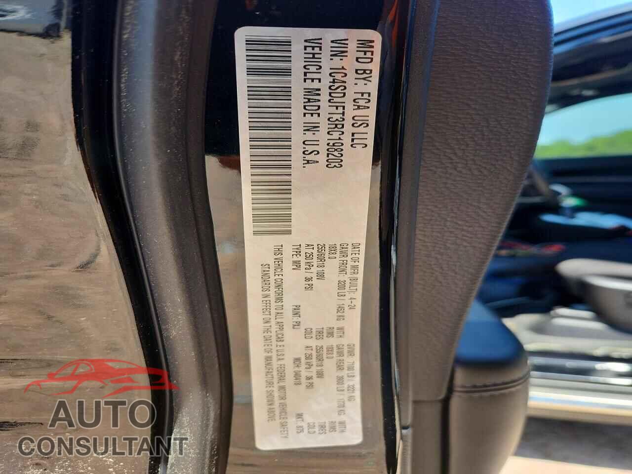 DODGE DURANGO 2024 - 1C4SDJFT3RC198203