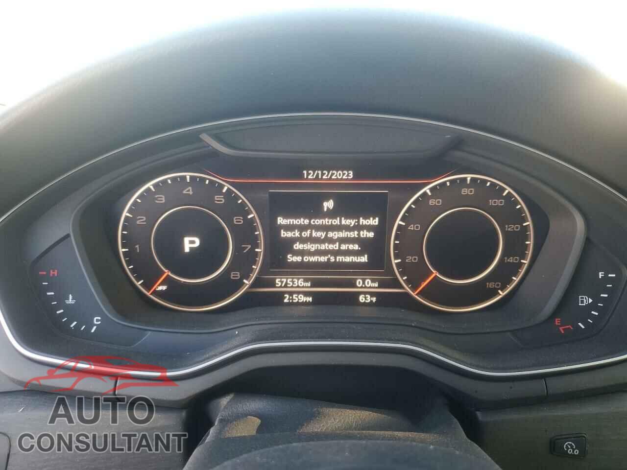 AUDI A4 2019 - WAUHMAF40KA015891