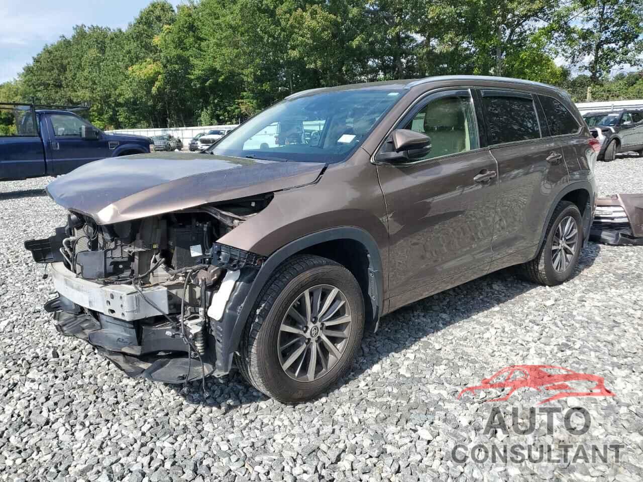 TOYOTA HIGHLANDER 2018 - 5TDJZRFH9JS865057