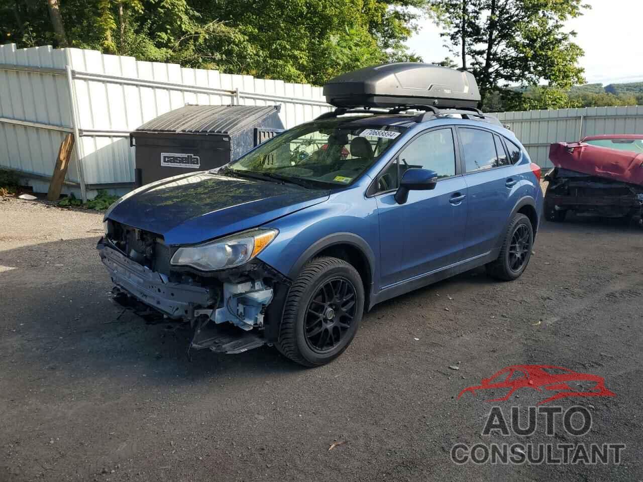 SUBARU CROSSTREK 2016 - JF2GPANC7G8232465