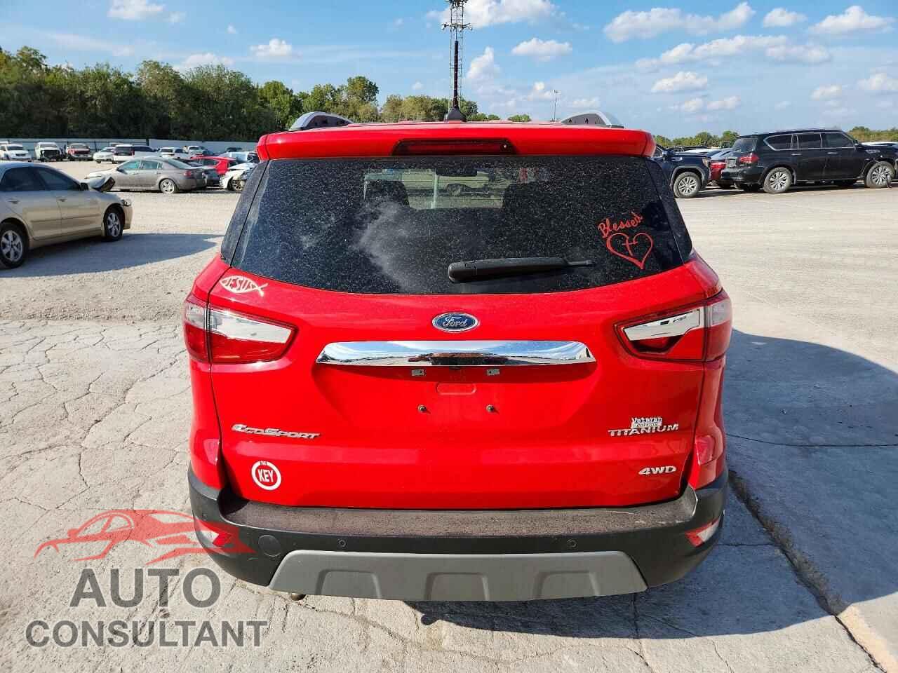 FORD ECOSPORT 2020 - MAJ6S3KL0LC349097