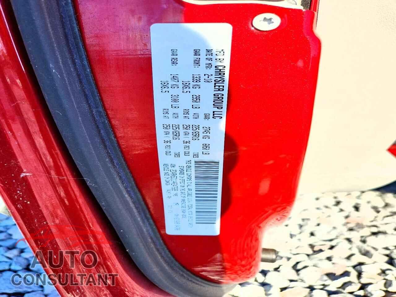 DODGE CARAVAN 2010 - 2D4RN5D11AR247689