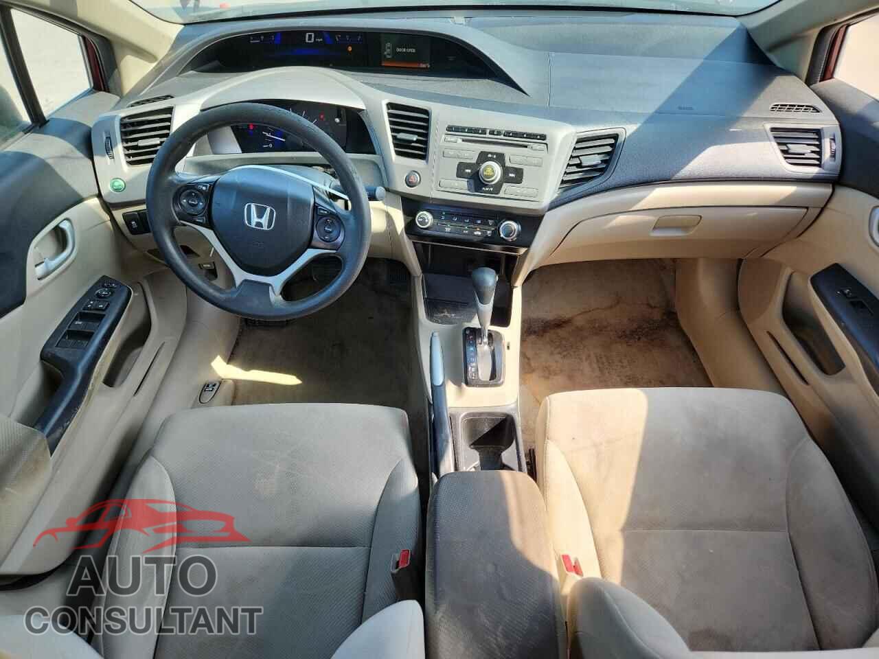 HONDA CIVIC 2012 - 19XFB2F59CE091171