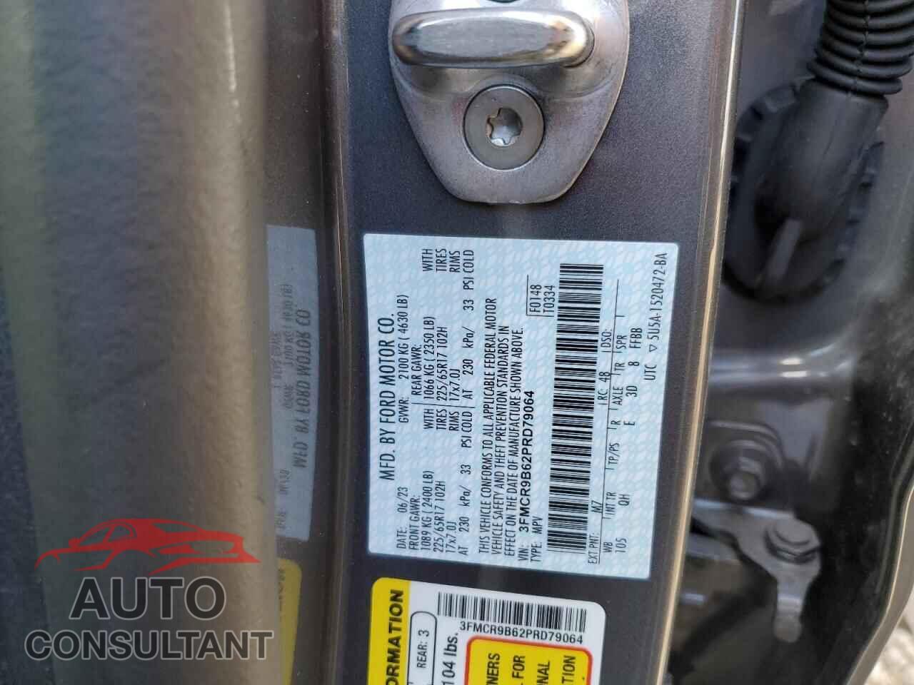 FORD BRONCO 2023 - 3FMCR9B62PRD79064