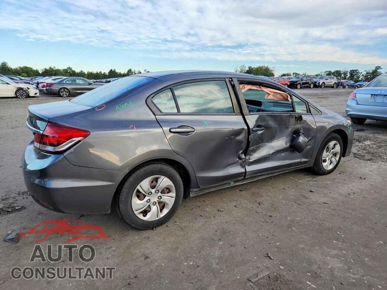 HONDA CIVIC 2013 - 2HGFB2F50DH598564