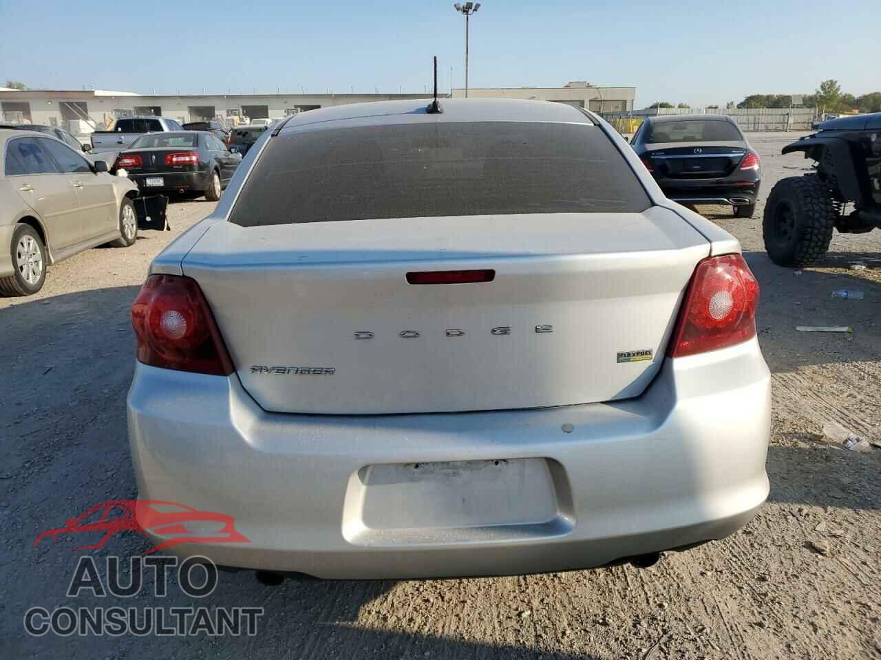 DODGE AVENGER 2012 - 1C3CDZAG2CN309465