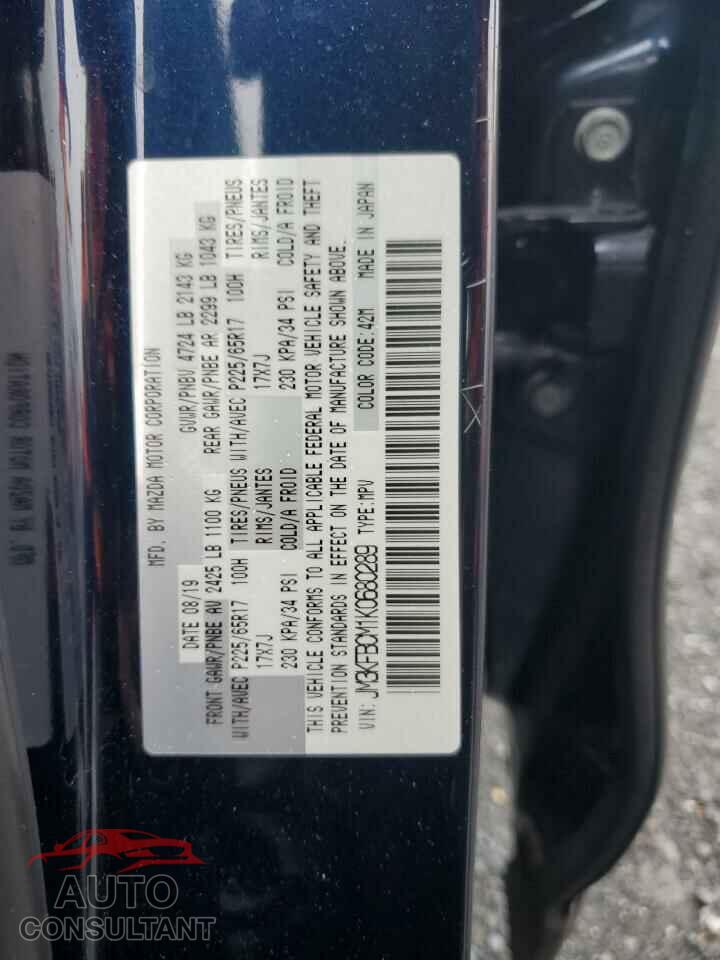 MAZDA CX-5 2019 - JM3KFBCM1K0680289