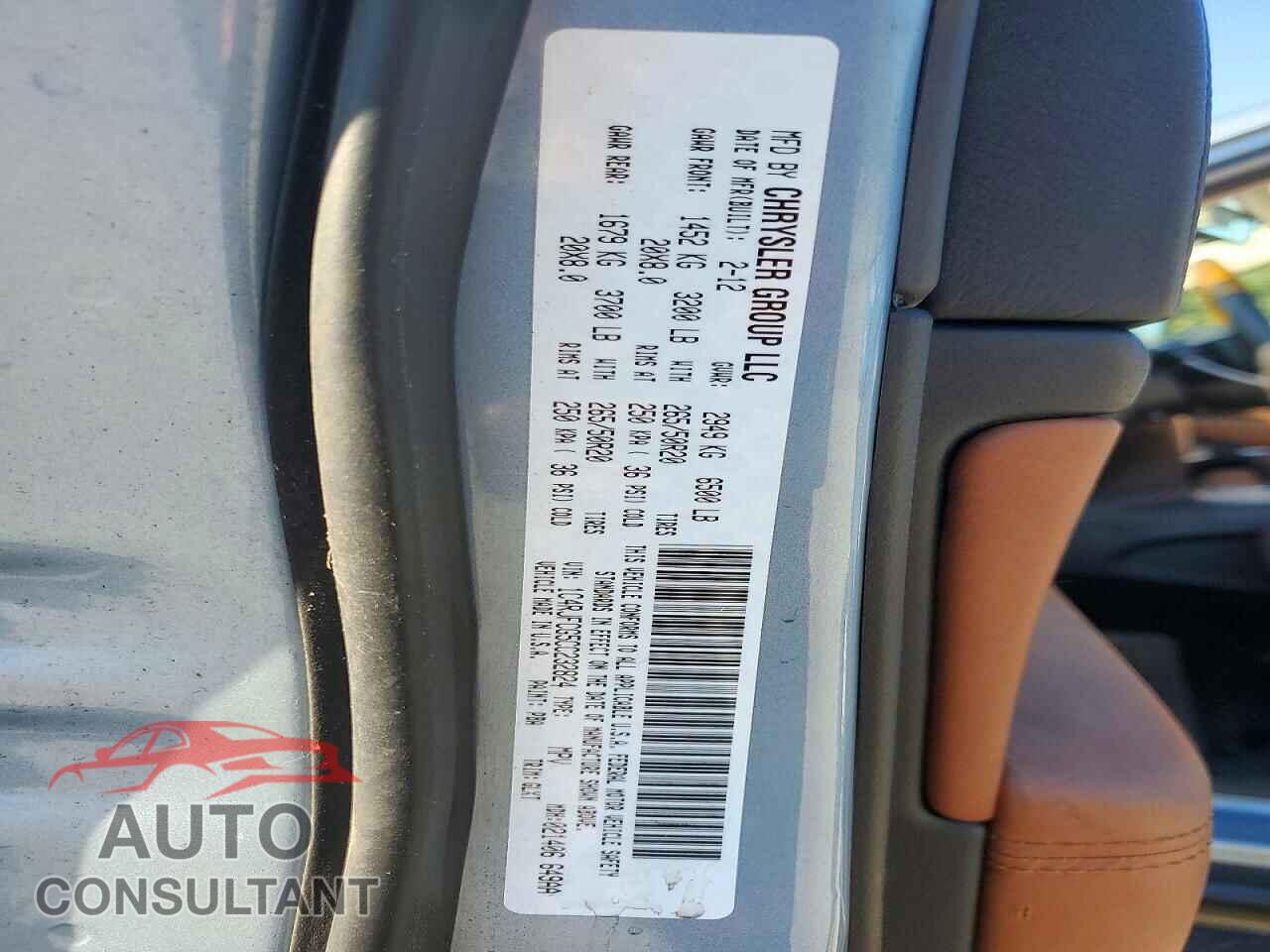 JEEP CHEROKEE 2012 - 1C4RJFCG5CC232824
