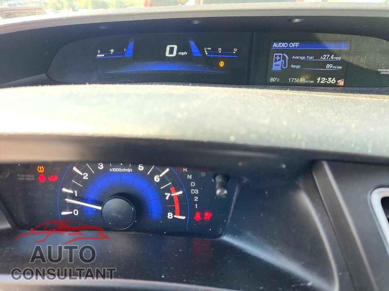 HONDA CIVIC 2013 - 19XFB2F52DE205352