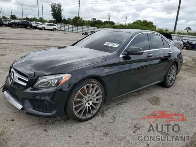 MERCEDES-BENZ C-CLASS 2018 - WDDWF4JB6JR415326