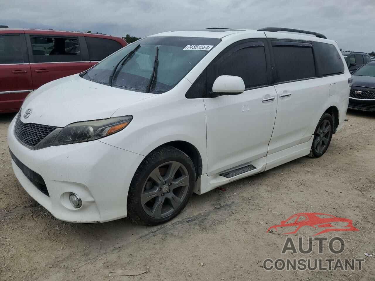 TOYOTA SIENNA 2017 - 5TDXZ3DC1HS861657