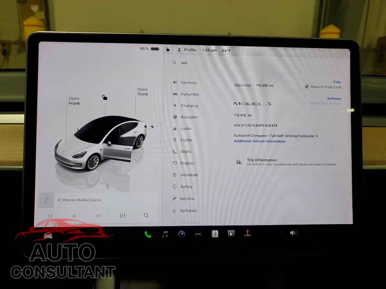 TESLA MODEL 3 2023 - 5YJ3E1EA0PF436414
