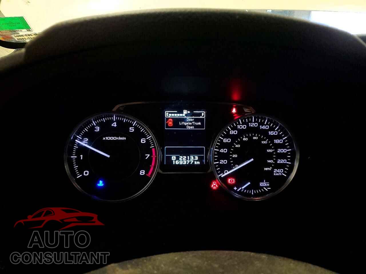 SUBARU IMPREZA 2016 - JF1GPAF64G9205120