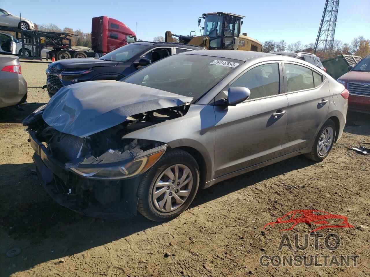 HYUNDAI ELANTRA 2018 - KMHD74LFXJU469865