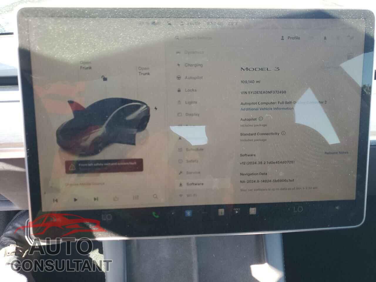TESLA MODEL 3 2022 - 5YJ3E1EA0NF372498