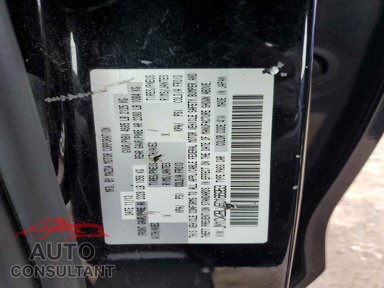 MAZDA 5 2014 - JM1CW2BLXE0166953