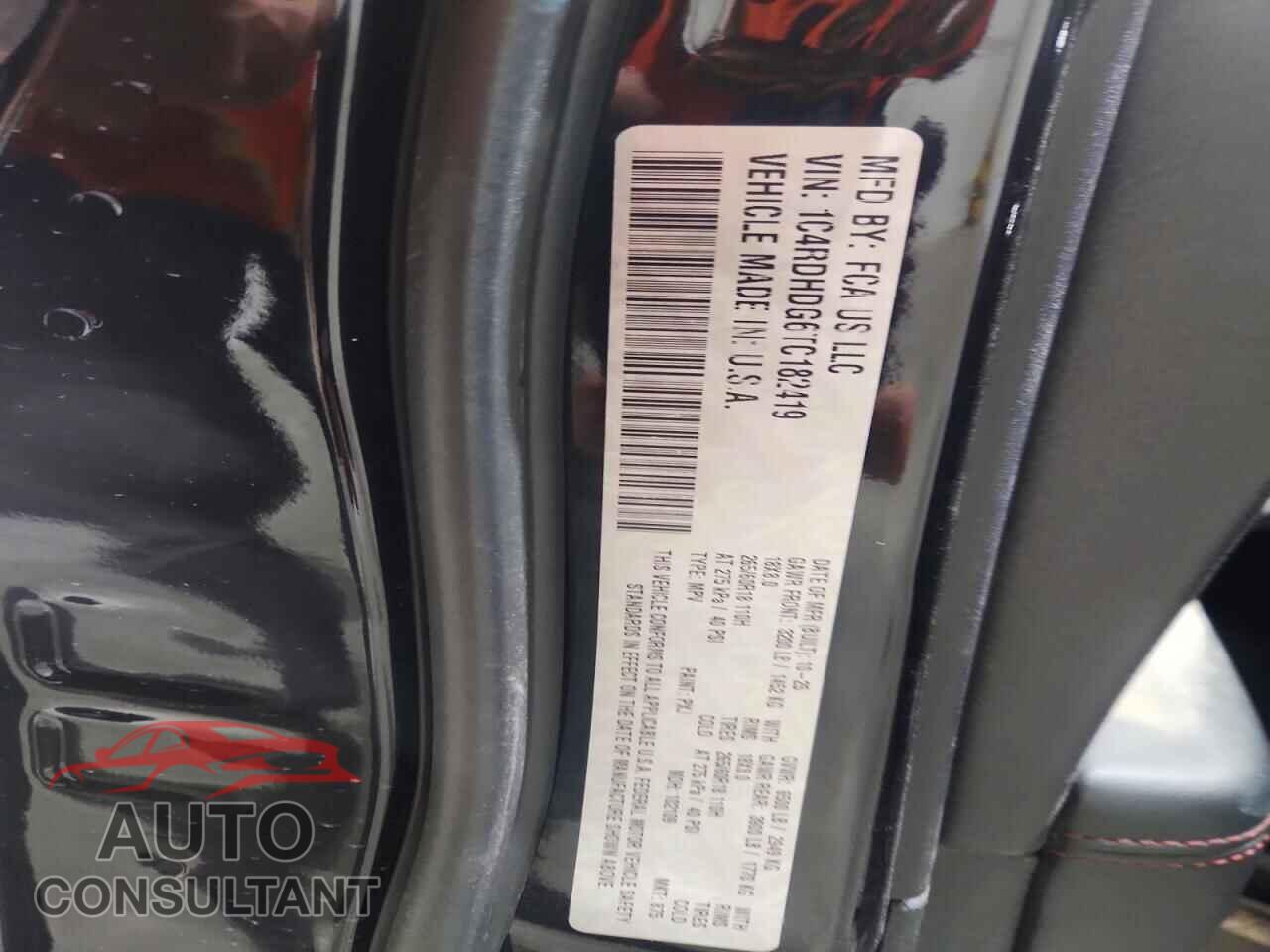 DODGE DURANGO 2026 - 1C4RDHDG6TC182419