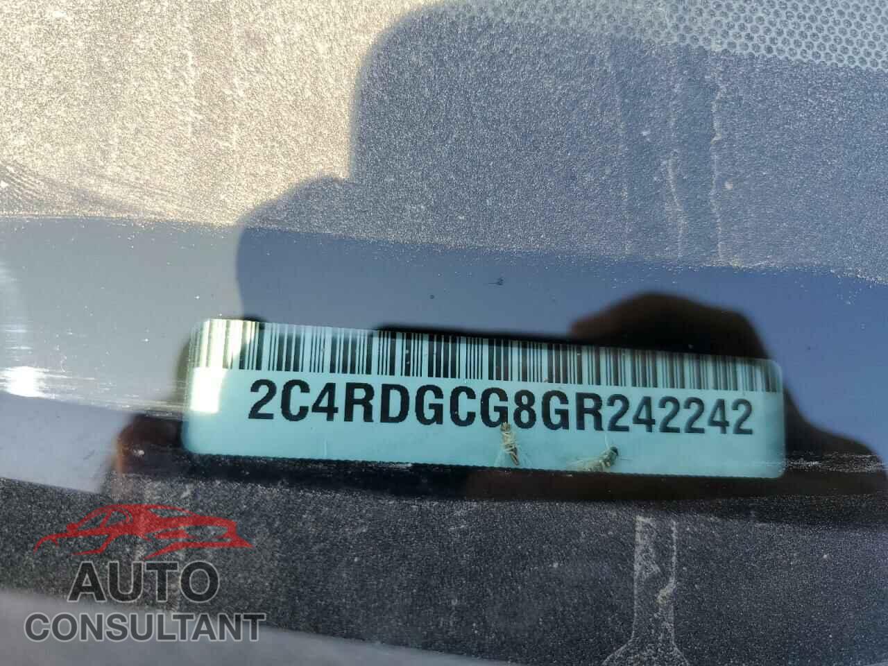 DODGE CARAVAN 2016 - 2C4RDGCG8GR242242