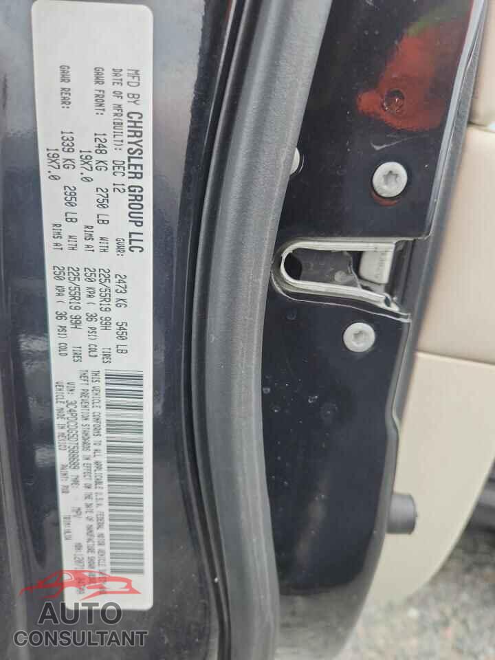 DODGE JOURNEY 2013 - 3C4PDCDG5DT588689