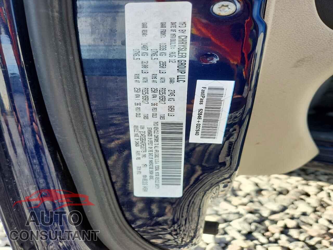 DODGE CARAVAN 2013 - 2C4RDGBG4DR532779